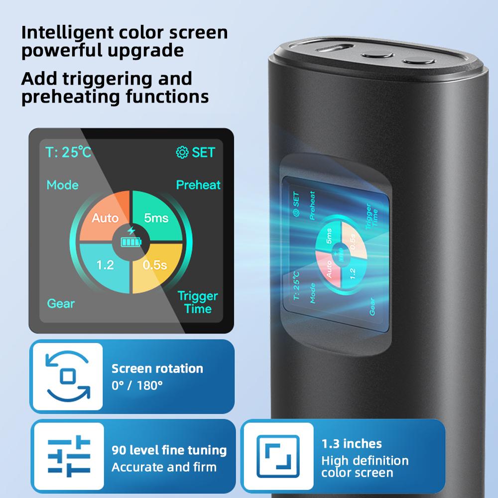 "ENTRY Handheld Kit" Portable Spot Welder OLED Screen 5000mAh LiPo Battery