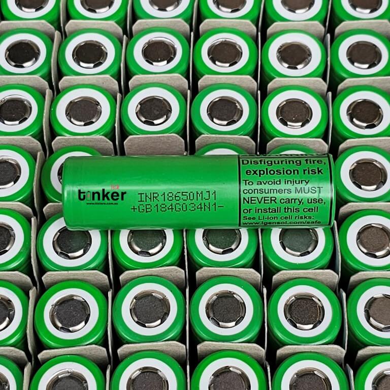 100PCS LG MJ1 18650 3500mAh 10A Battery