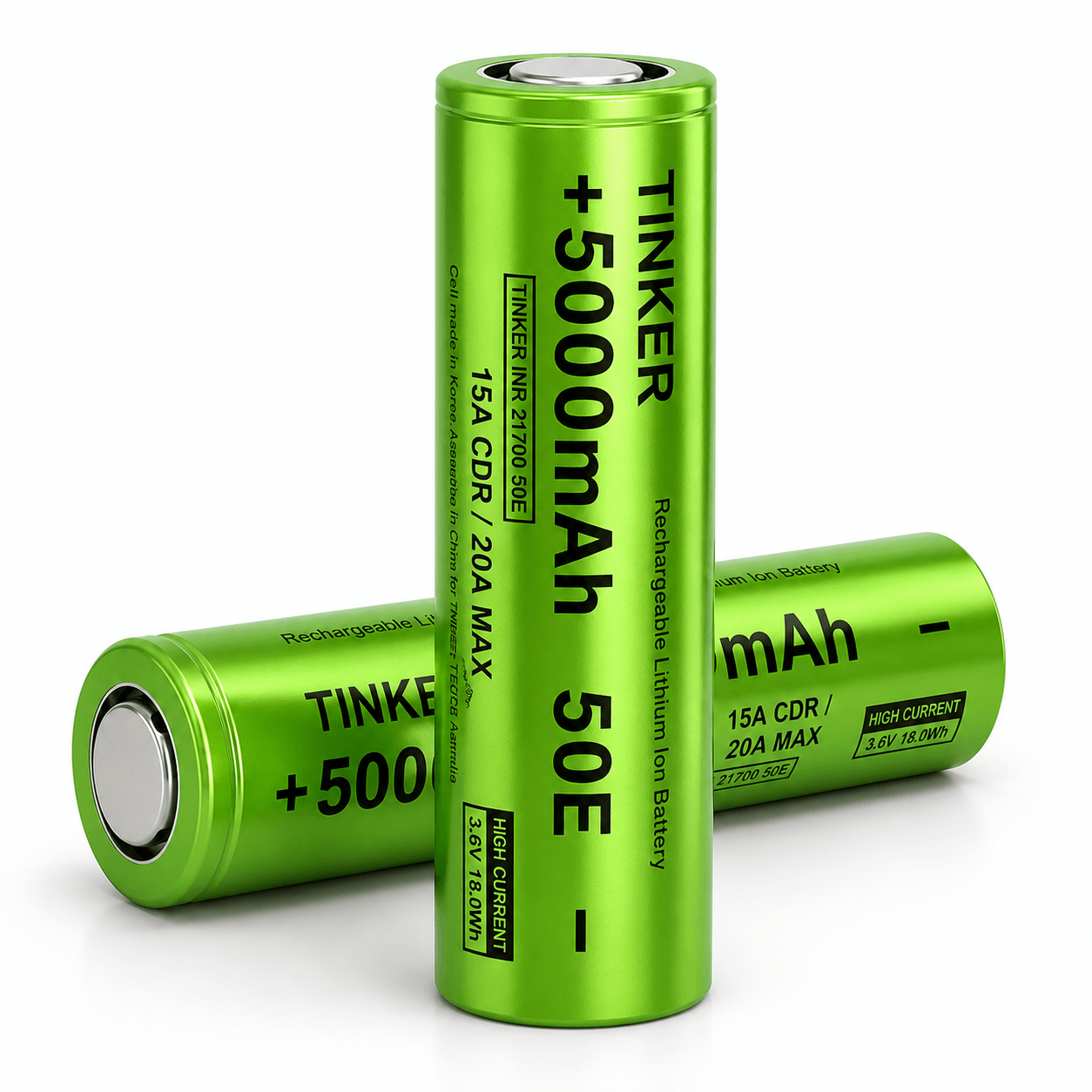 Tinker 50E 21700 5000mAh 15A Battery