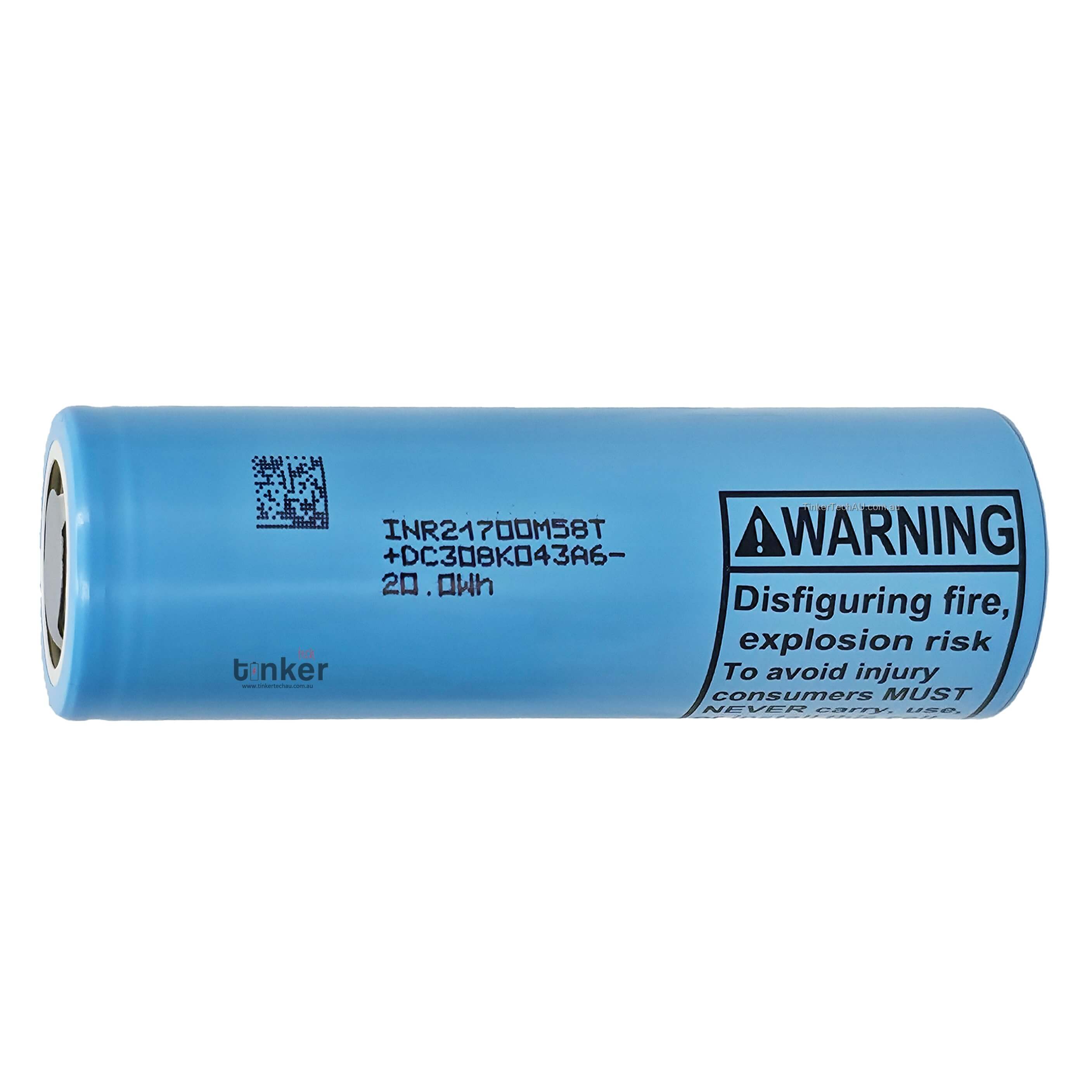 Tinker LG M58T 21700 5800mAh 12A Battery