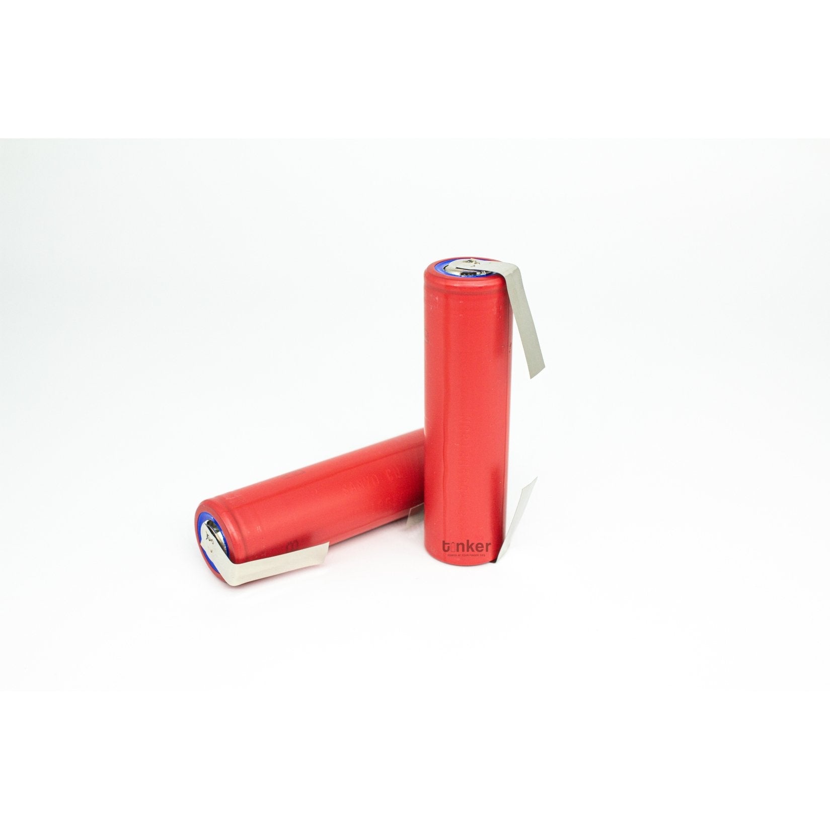 Sanyo NCR18650-GA 3500mAh 10A Battery - Solder Tabbed - TinkerTech AU Sanyo 18650 Tabs