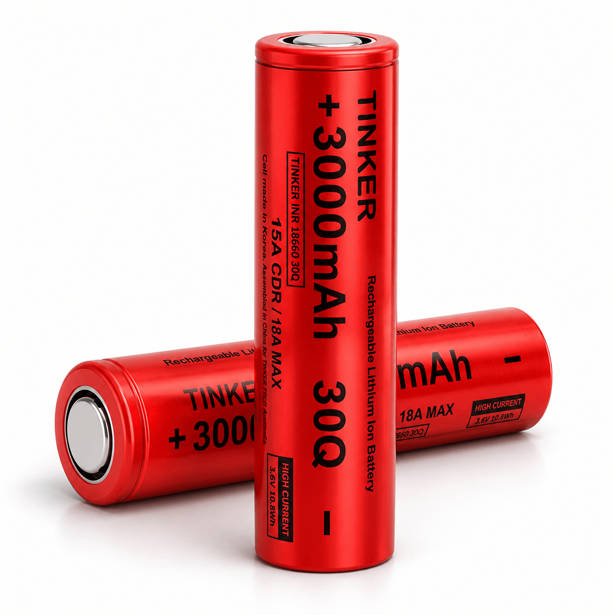 Tinker 30Q 18650 3000mAh 15A Battery